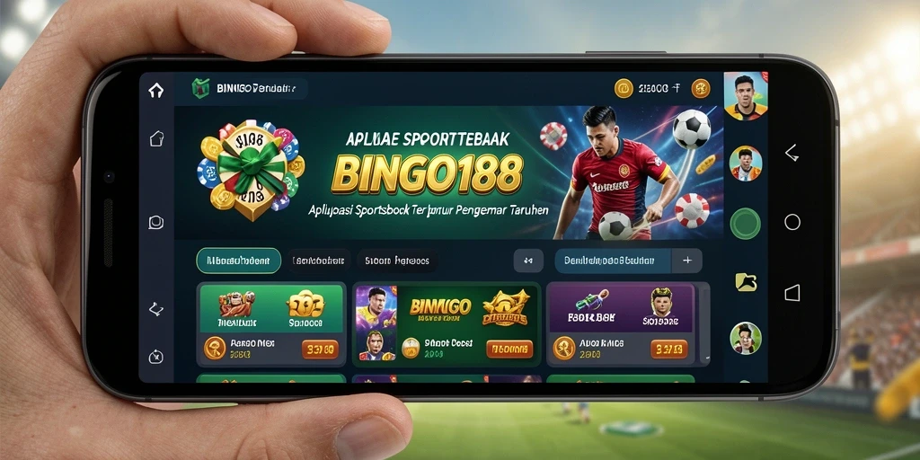 Screenshot utama BINGO188 menampilkan gameplay Sportsbook yang menarik.