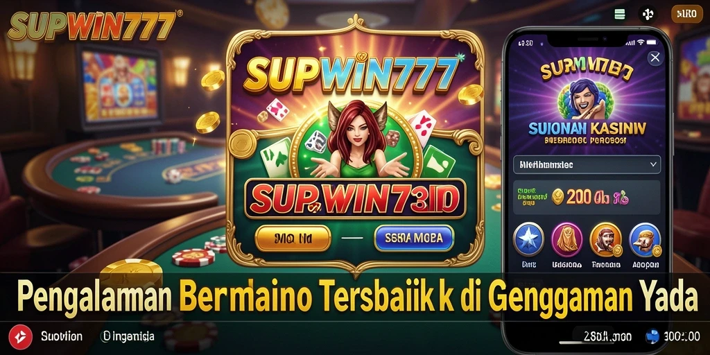 Screenshot menunjukkan pengalaman bermain Kasino seru di SUPWIN777.