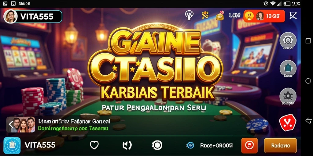 Gameplay kasino yang seru dan interaktif dalam VITA555.